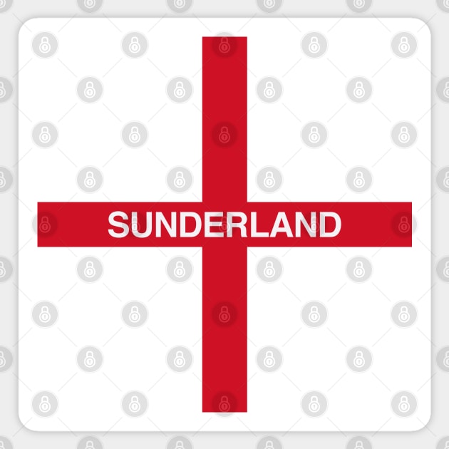 SUNDERLAND St George Banner Sticker by Confusion101